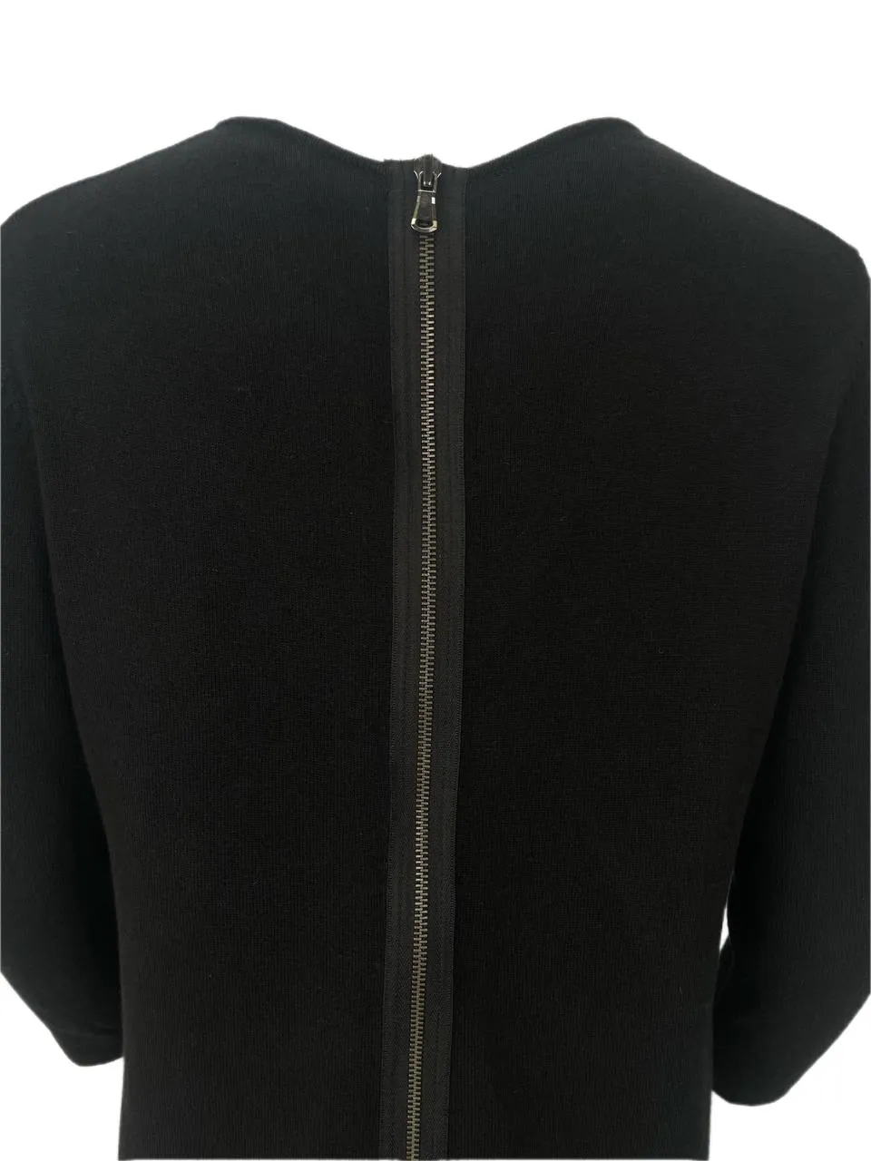 9/15 Women's Black Zip Back Soft Sweater #119K L NWT