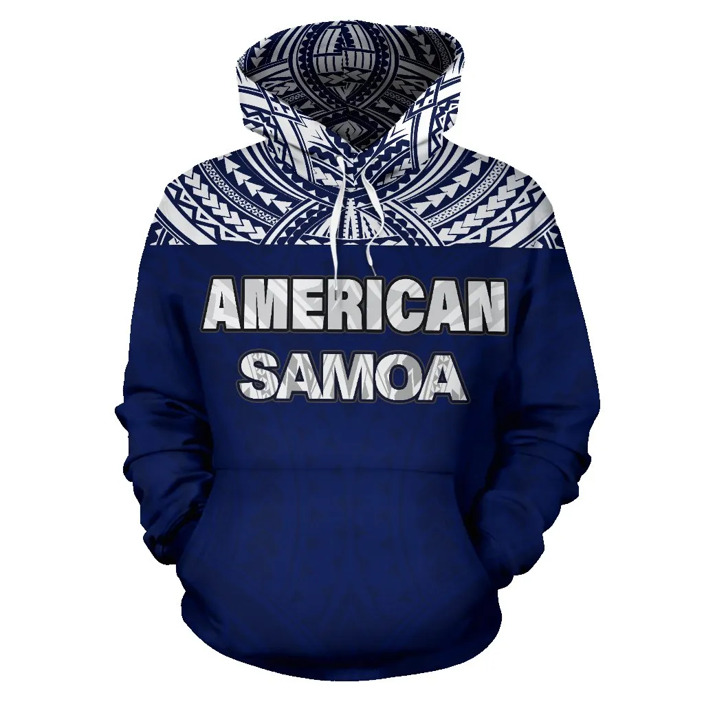 American Samoa Polynesian All Over Hoodie - BN09