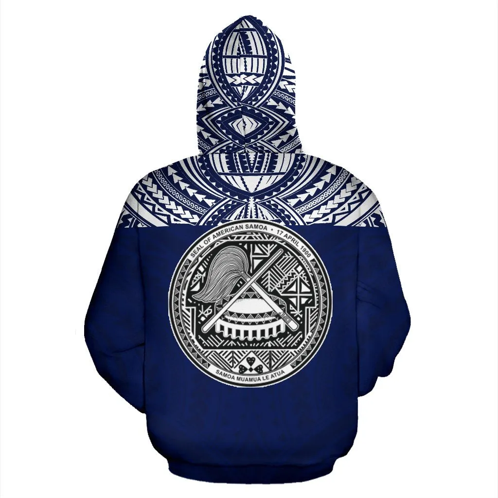 American Samoa Polynesian All Over Hoodie - BN09