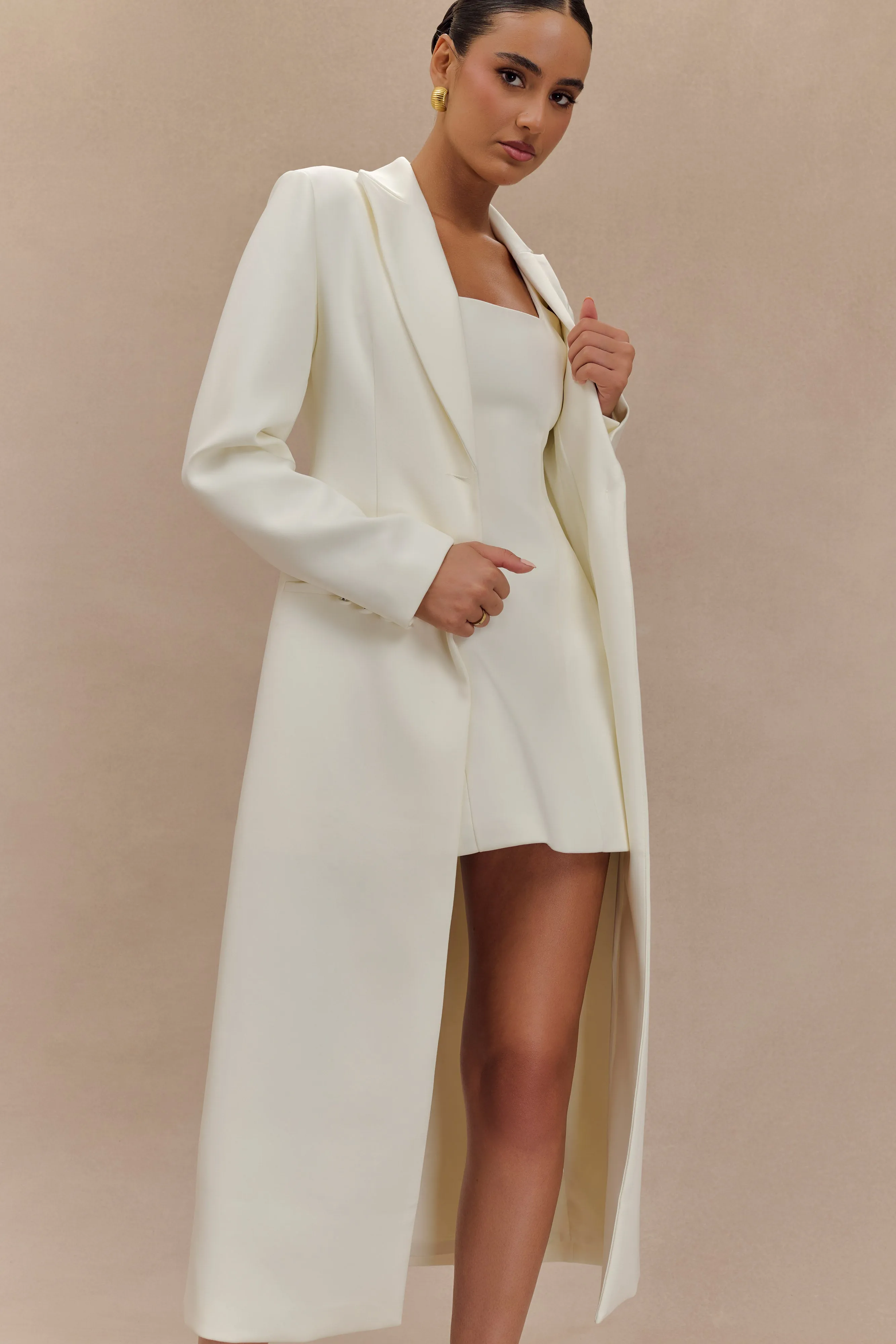 Caviar Suiting Coat - Ivory