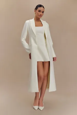 Caviar Suiting Coat - Ivory