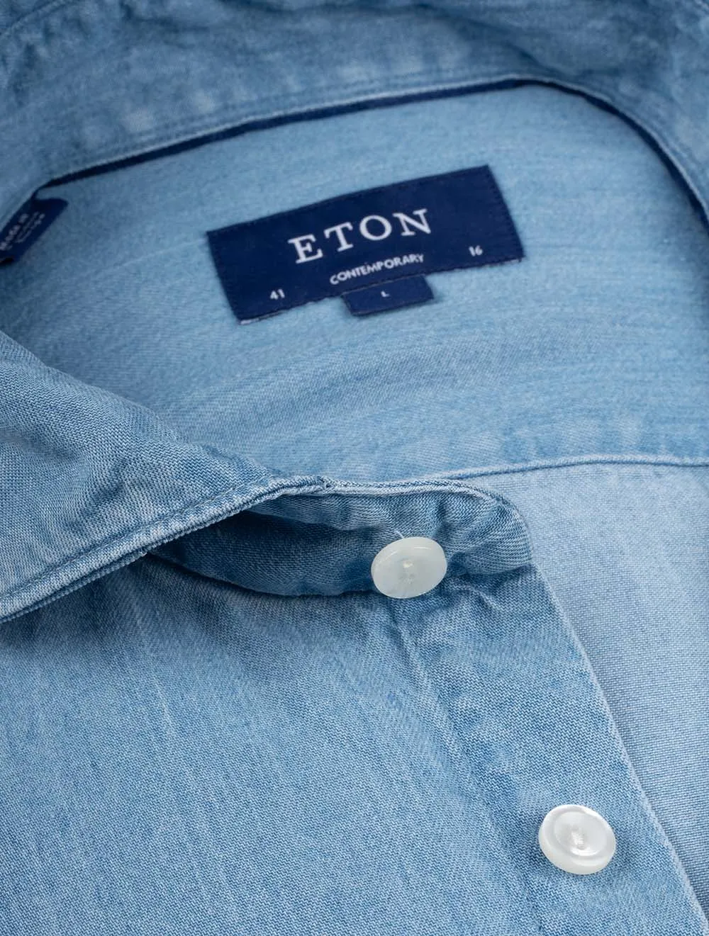 Denim Tencel Contemporary Shirt