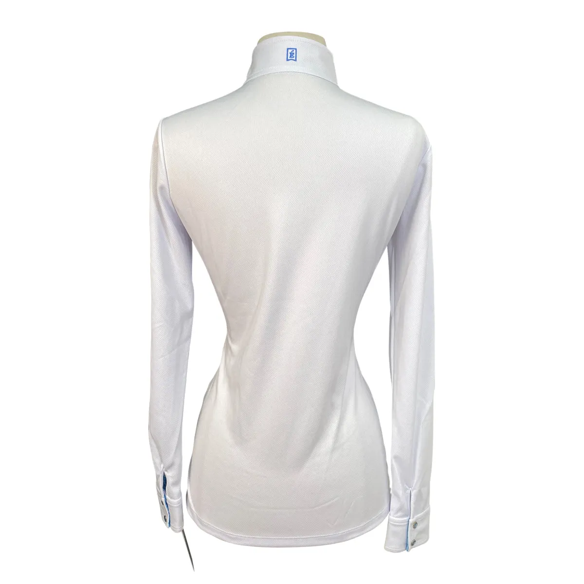 ECE Equestrian Custom Show Shirt in White - Women's XS