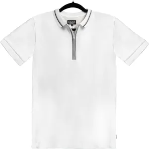 Enod Short Sleeve Zip Polo Shirt