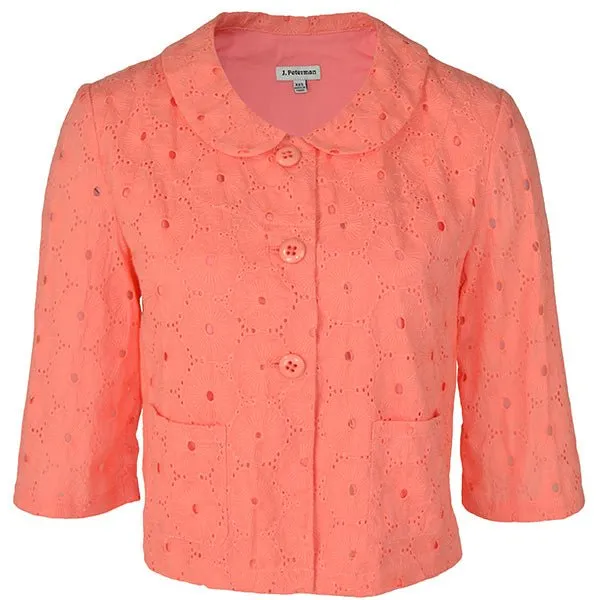 Eyelet Swing Blazer