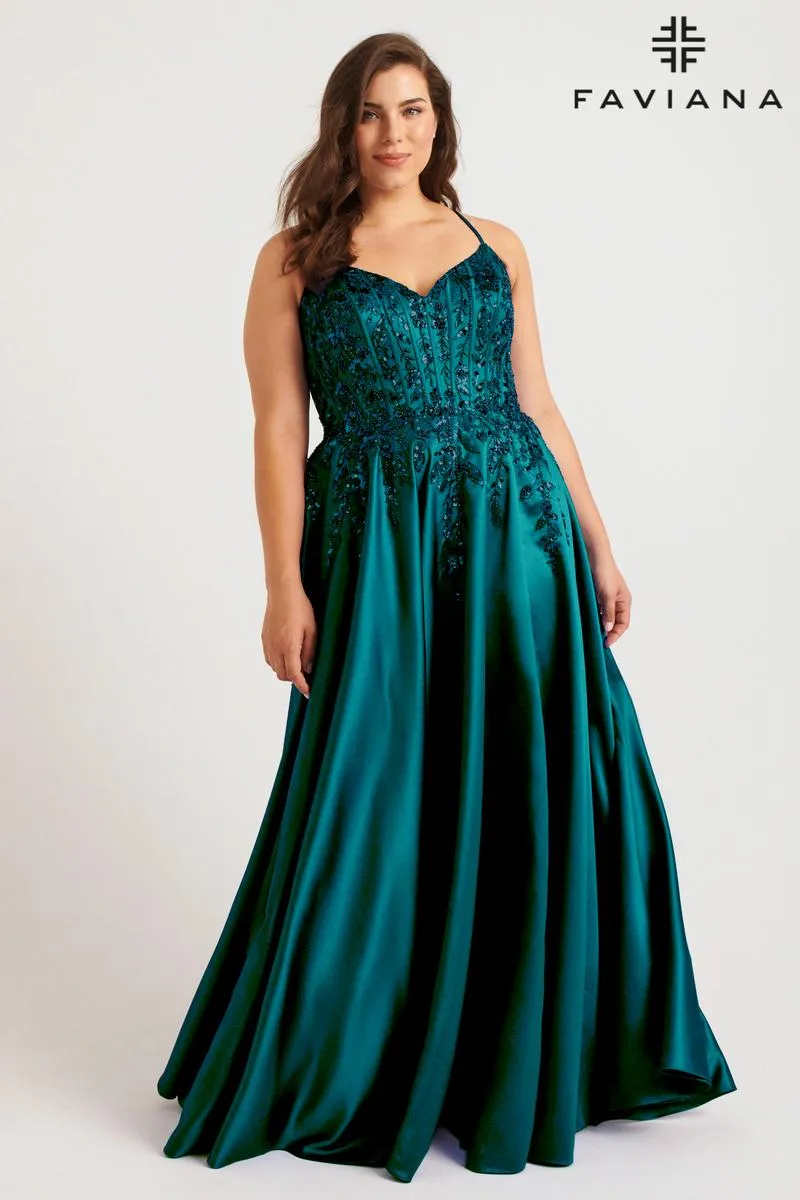 Faviana Plus Sizes Dress 9575