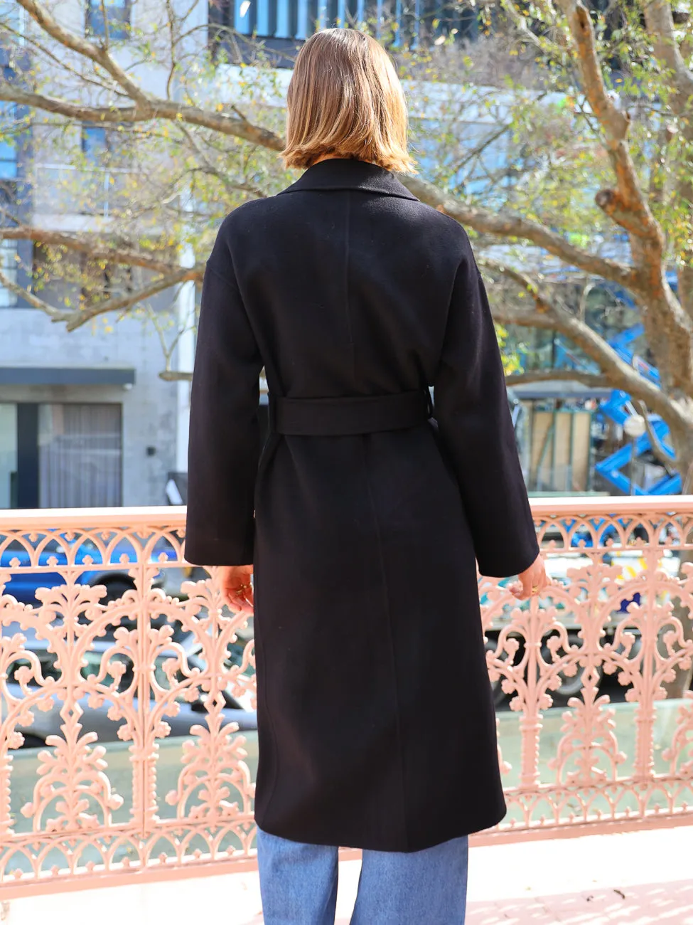 Friends with Frank Camilla Coat in Black