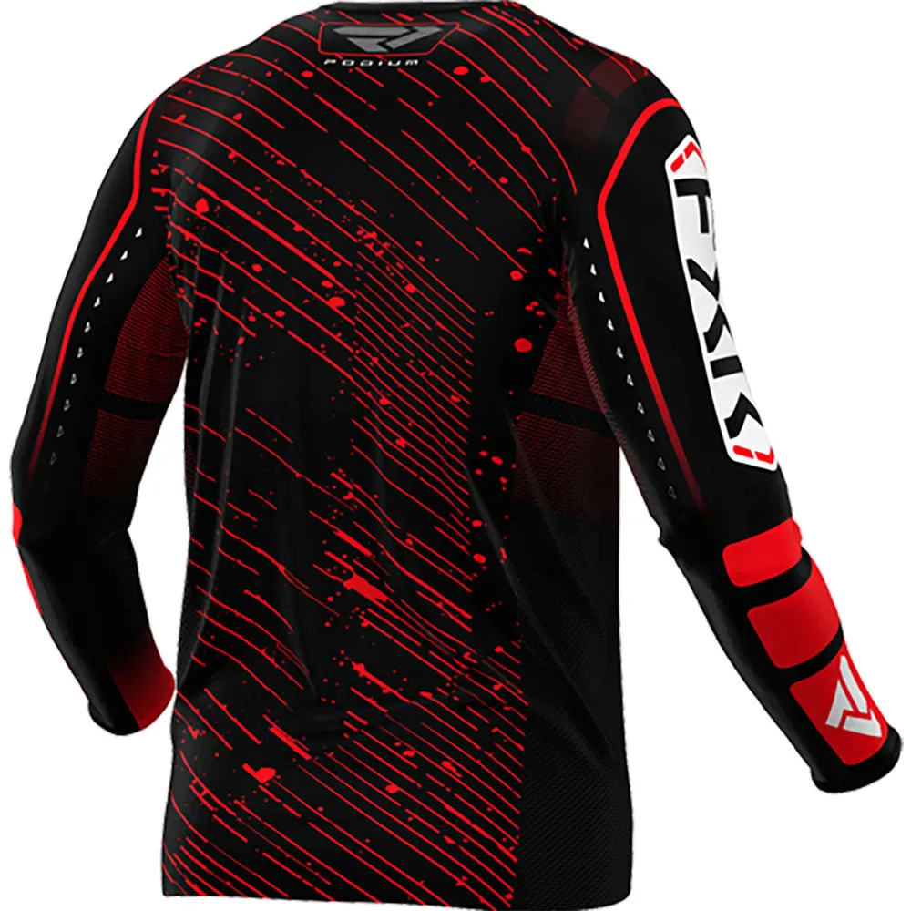 FXR Podium MX Offroad Jersey Black/Red