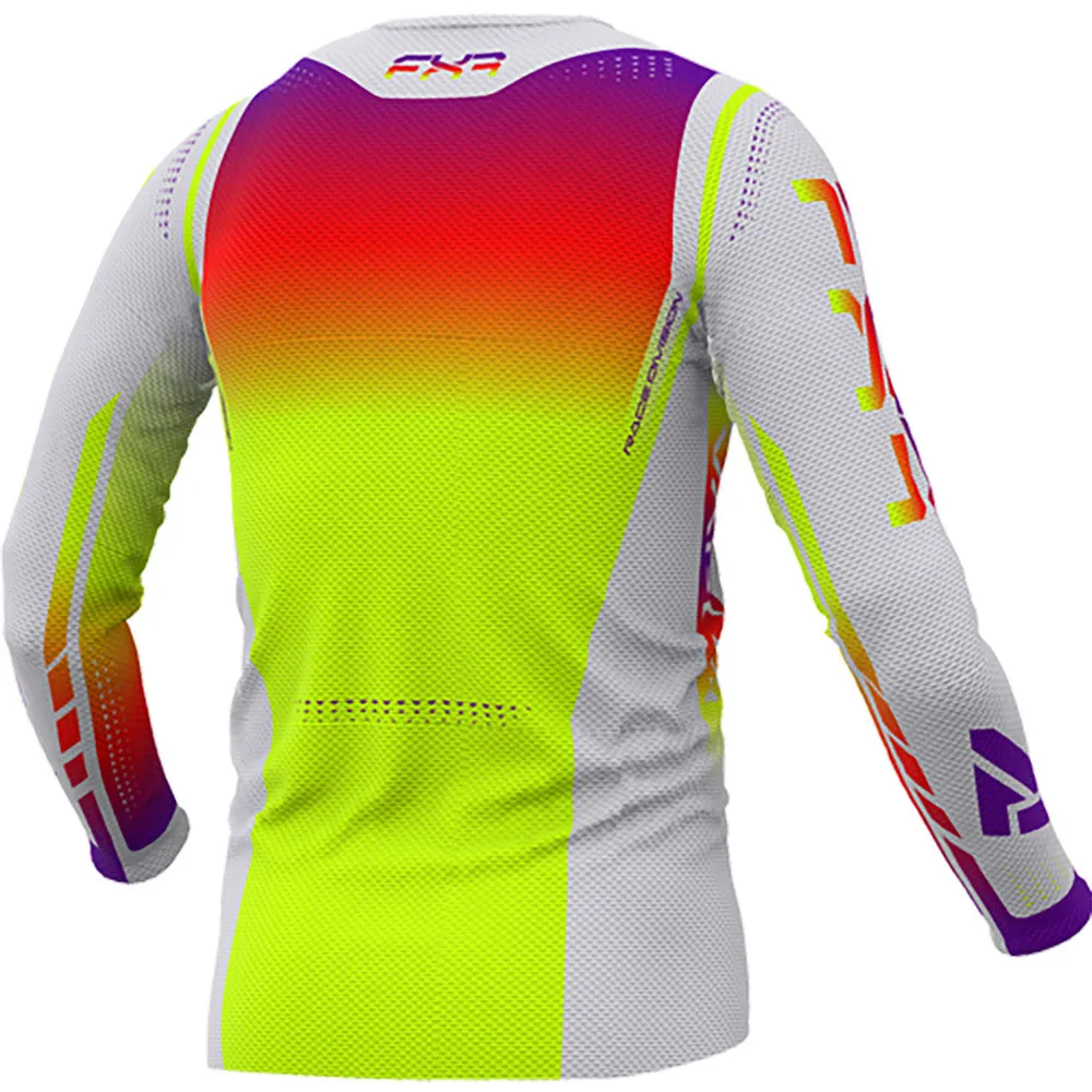 FXR Youth Vapor Air MX Offroad Jersey Guava White