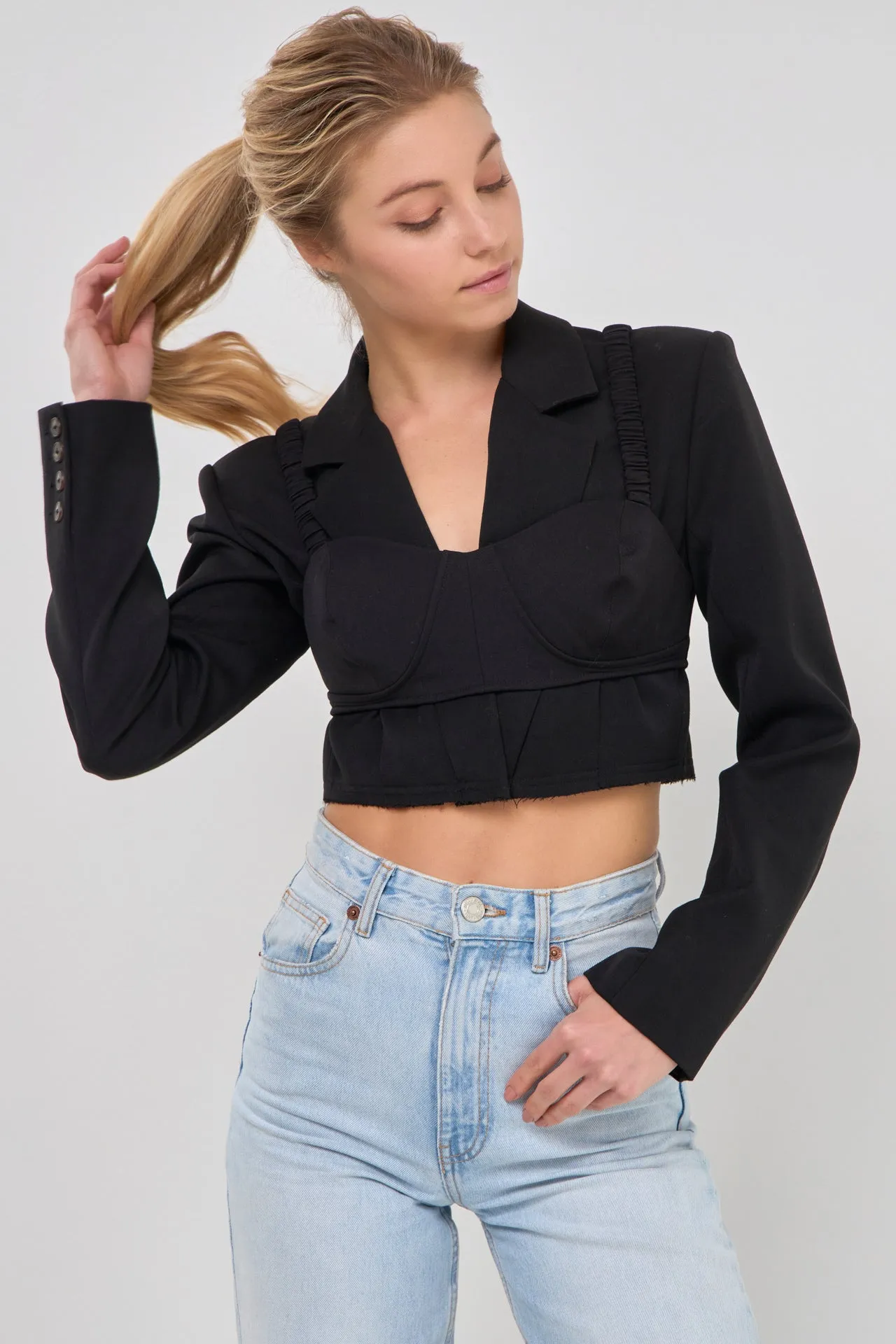 Grey Lab - Cropped Blazer