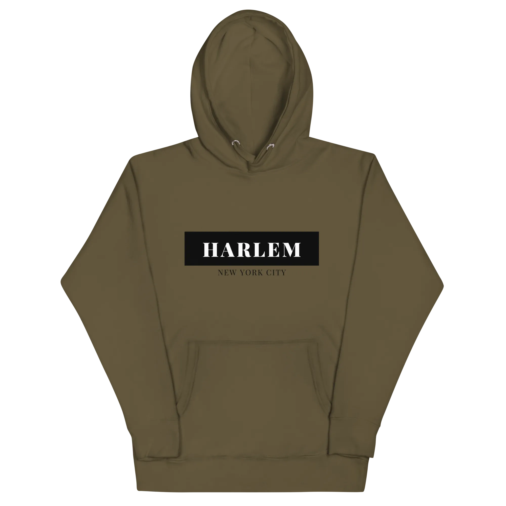 Harlem NYC Hoodie (White & Grey)