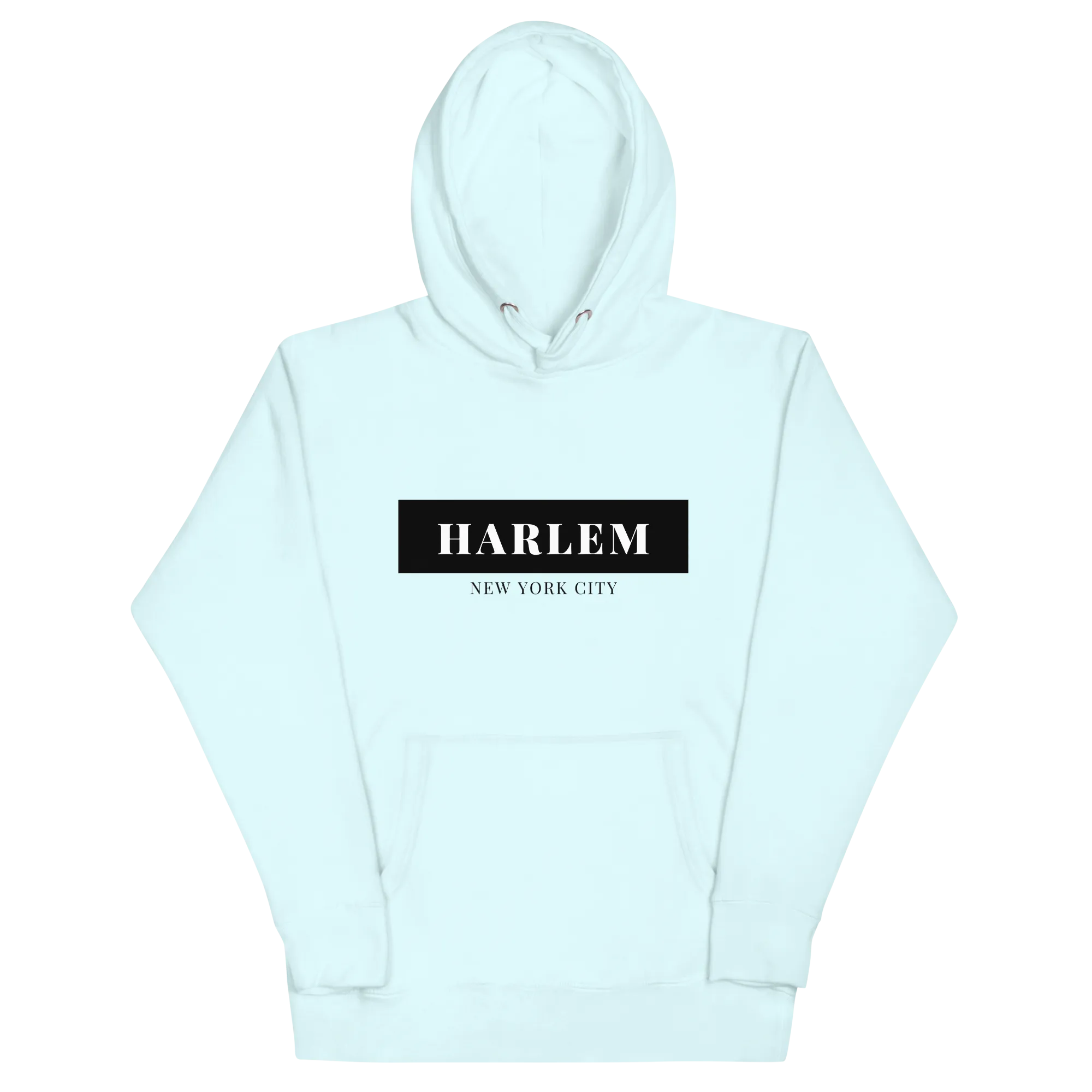 Harlem NYC Hoodie (White & Grey)