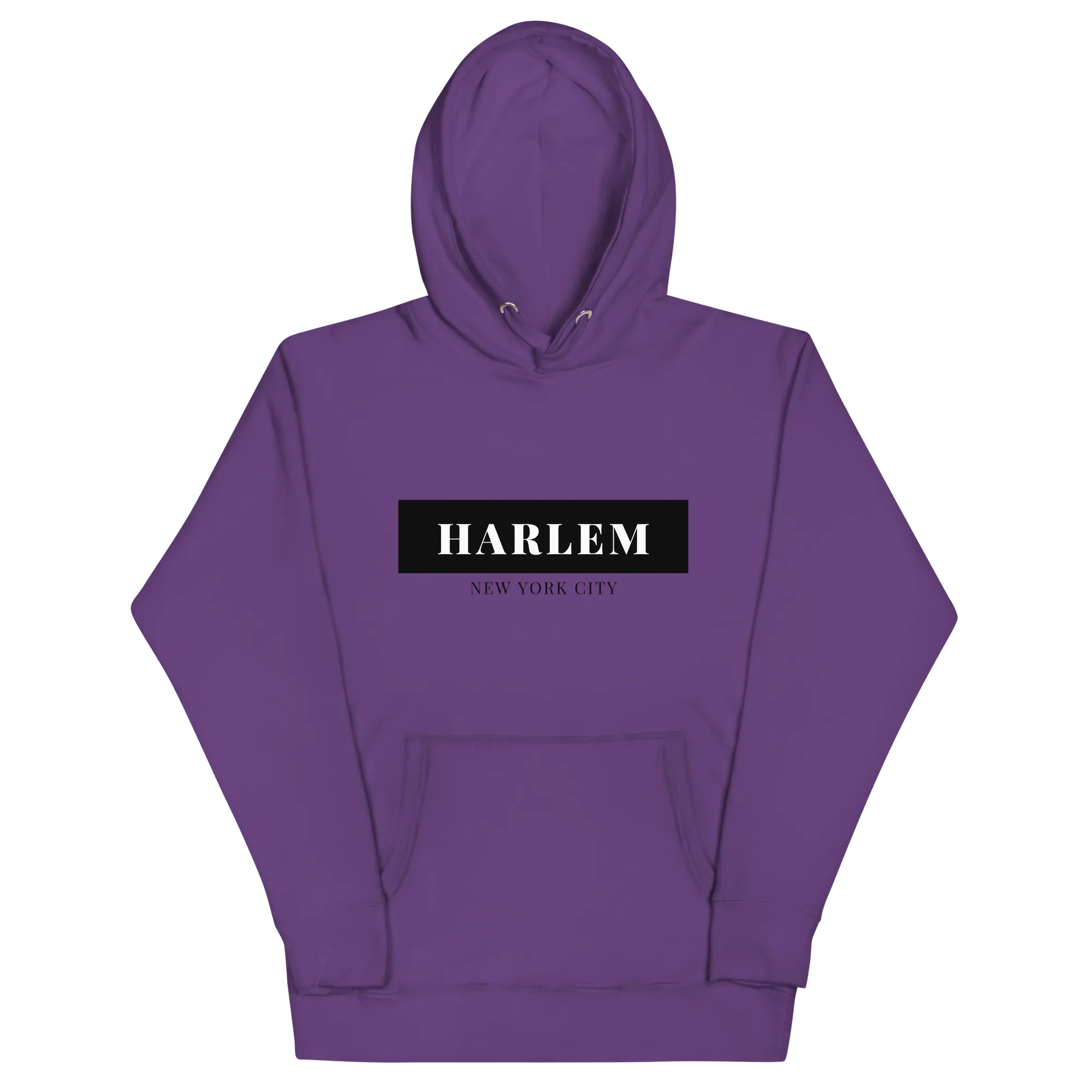 Harlem NYC Hoodie (White & Grey)