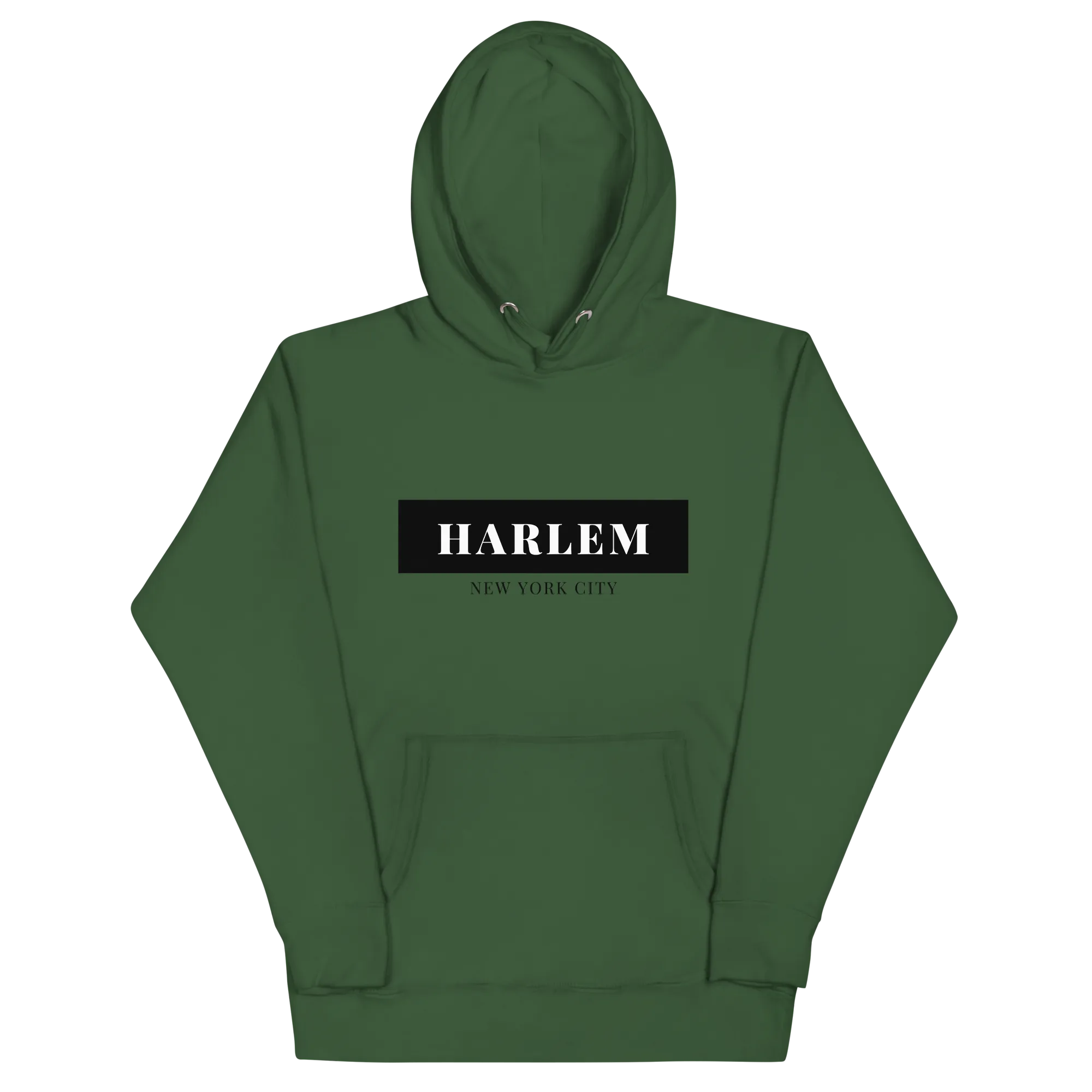 Harlem NYC Hoodie (White & Grey)