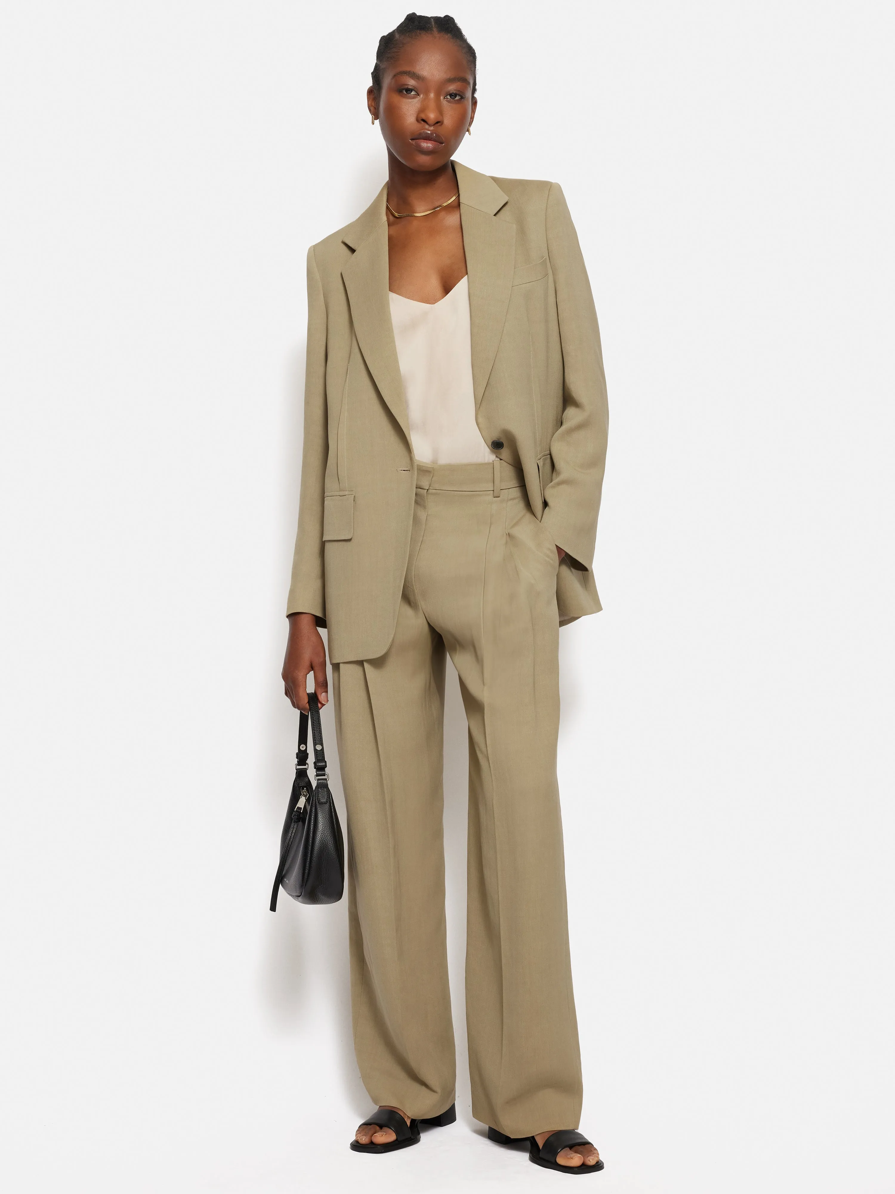 Italian Linen Gibson Blazer | Sand