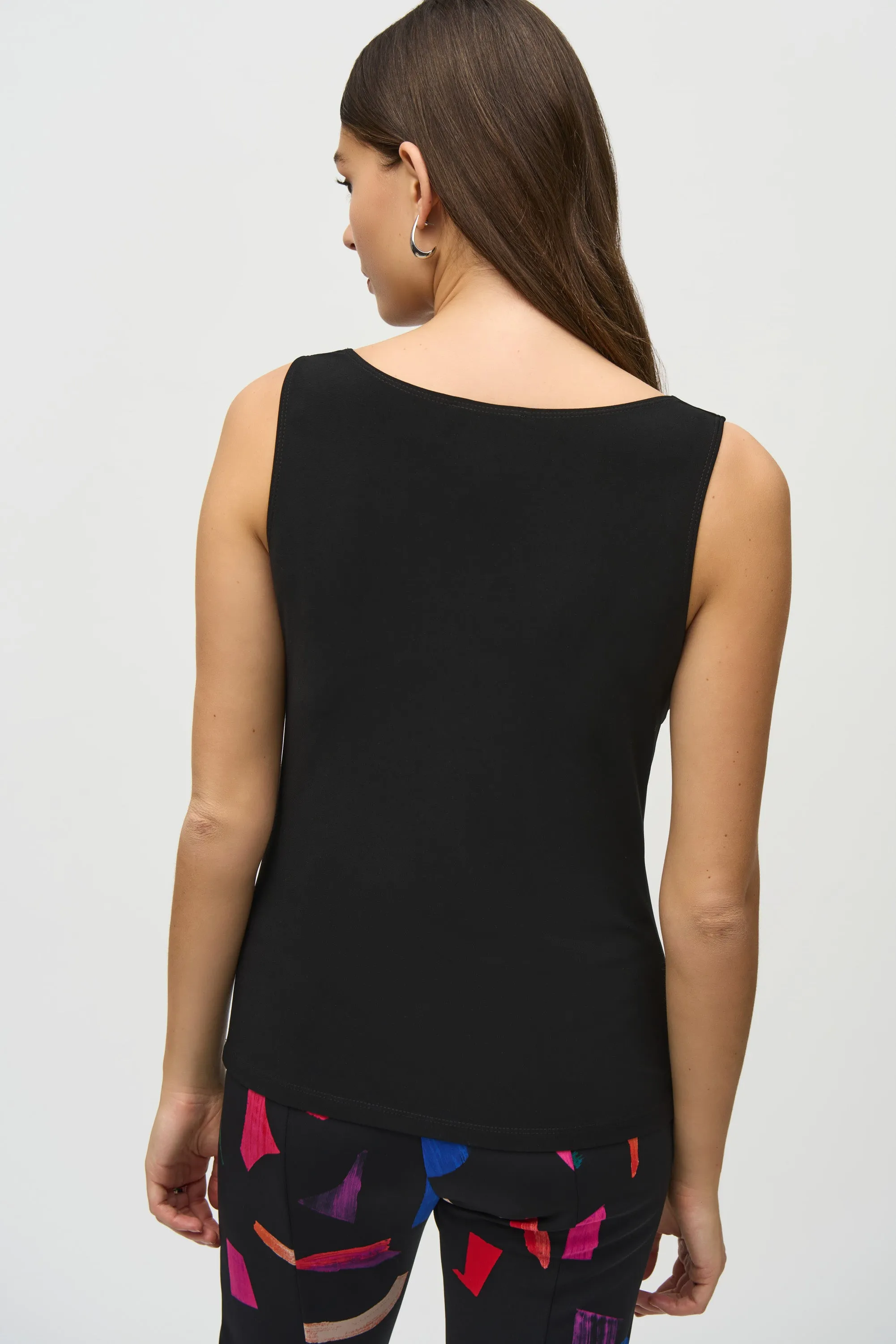 Joseph Ribkoff Silky Knit Drape Neck Cami