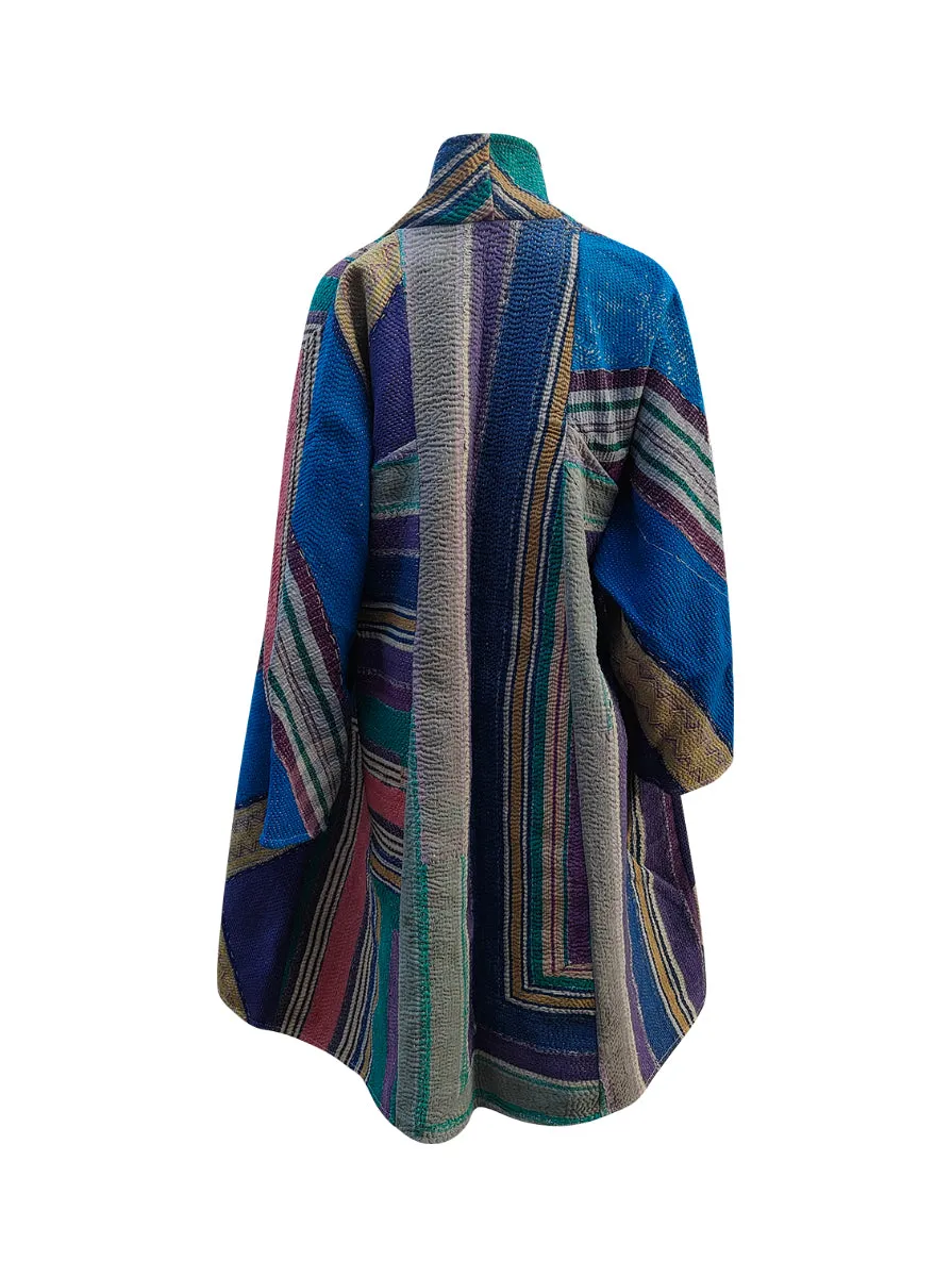 kantha vintage coat long navya