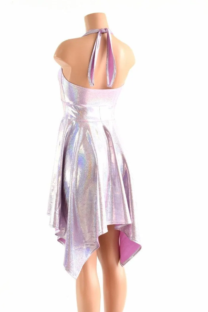 Lilac Purple Pixie Hemline Fairy Dress