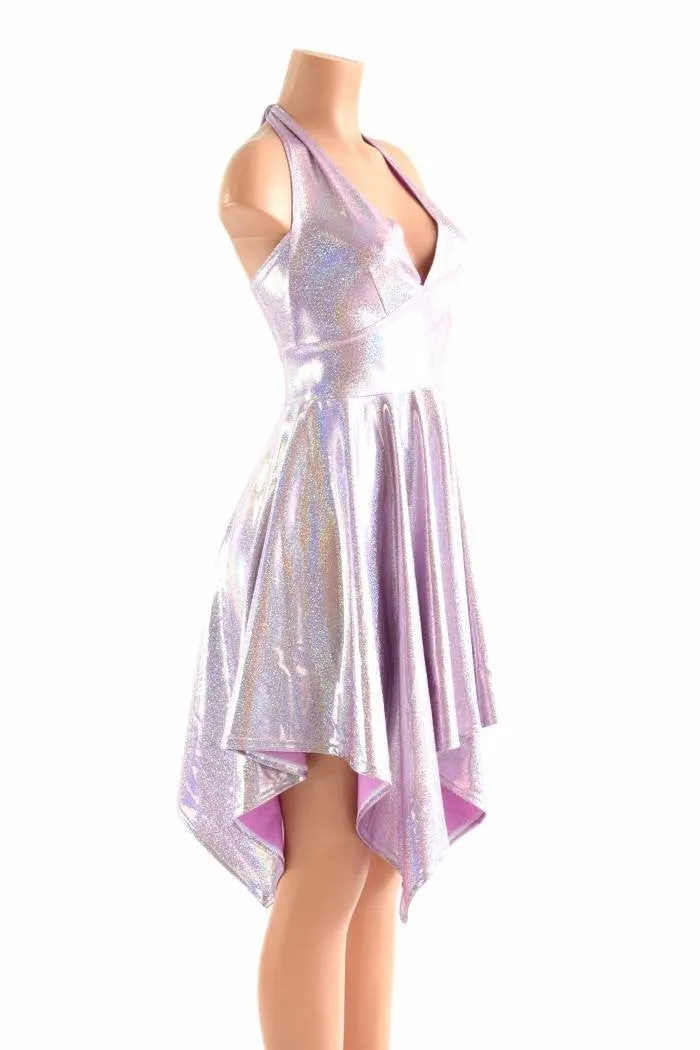 Lilac Purple Pixie Hemline Fairy Dress