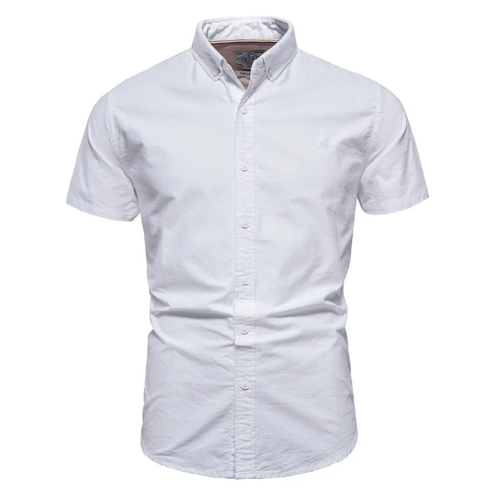 Men's Short Sleeve Slim Fit Business Shirt Basic Designed Breathable | SH711