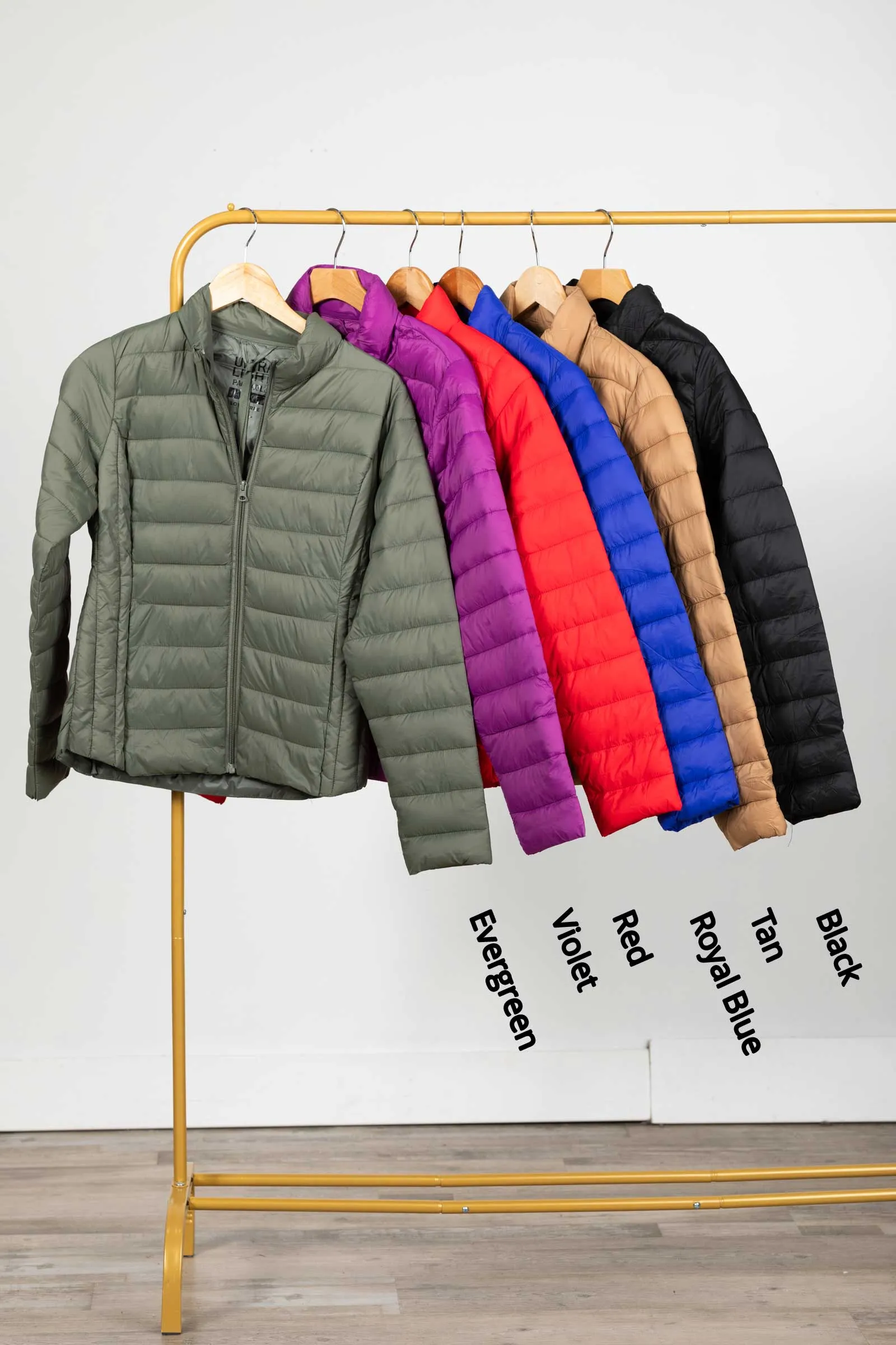 Packable Lightweight Thermal Full Zip Jacket