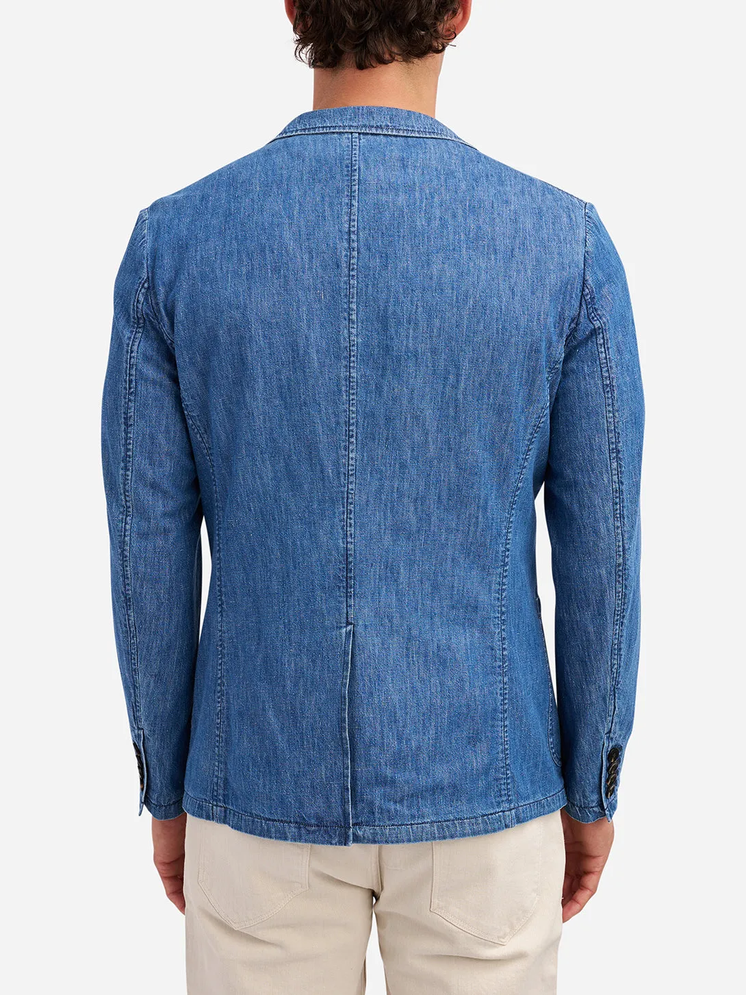 Perry Denim Blazer Mid Indigo