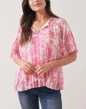 Pleated Top - Pink