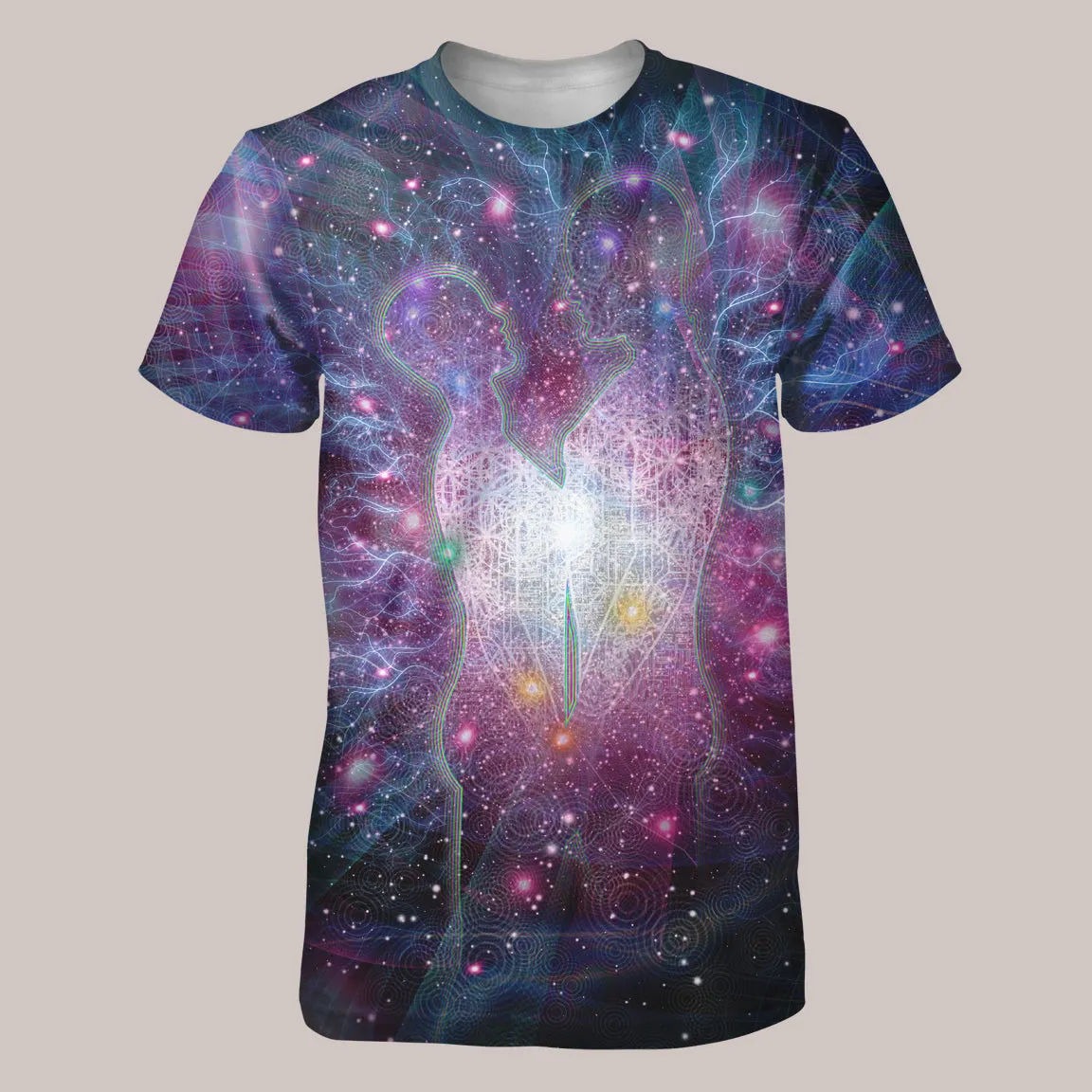 Psychedelic Shirt (UV/RGB, Eco-Friendly, Unisex) | TWIN FLAMES