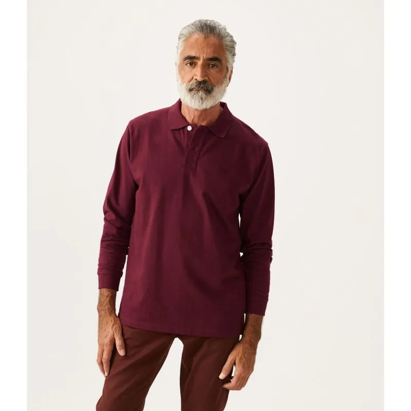 R.M.Williams Kaniva Mens Rugby Shirt - Maroon