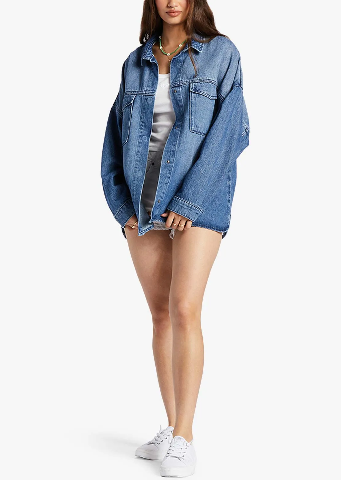 Roxy Women's Main Character Denim Jacket