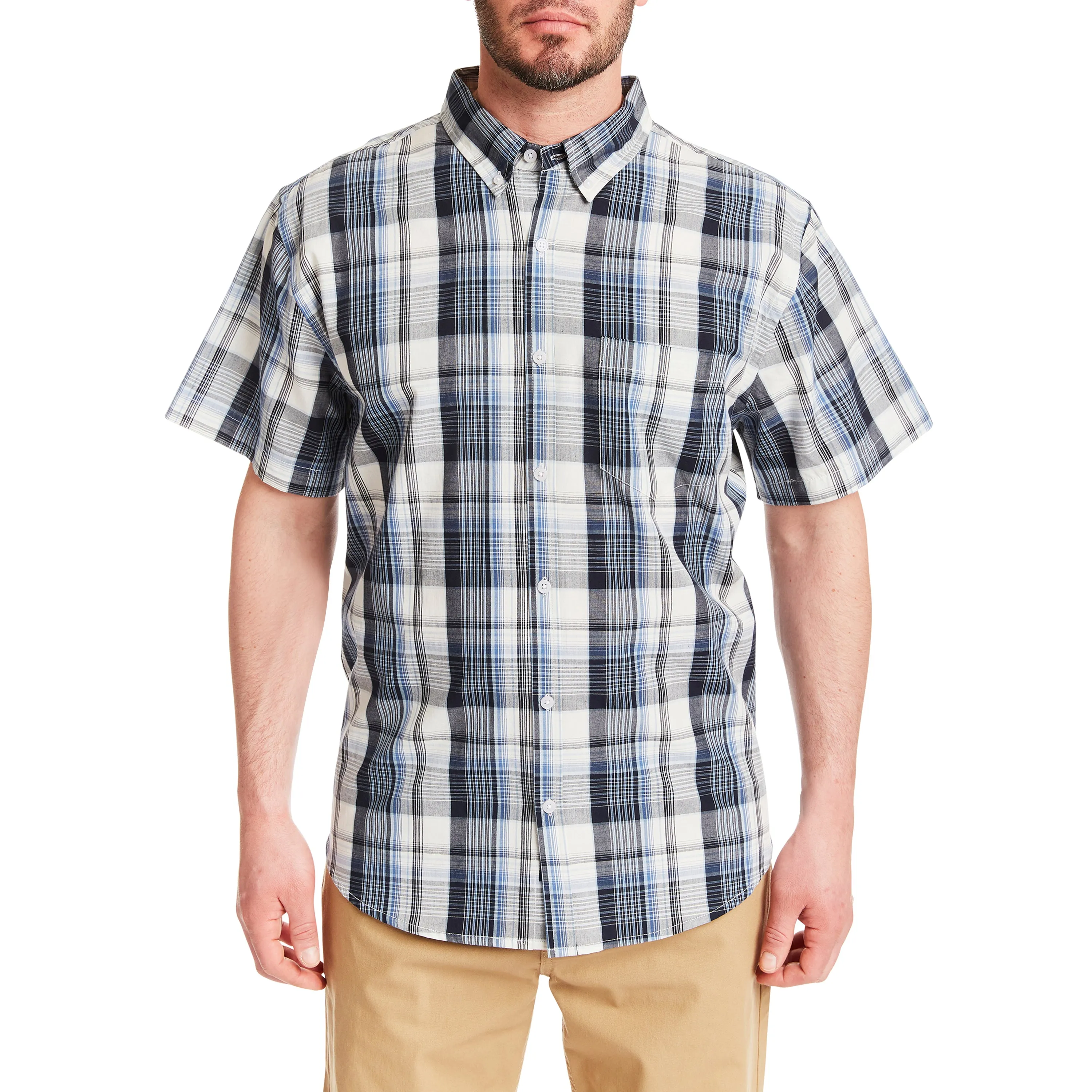 SHORT SLEEVE COTTON ONE POCKET SHIRT