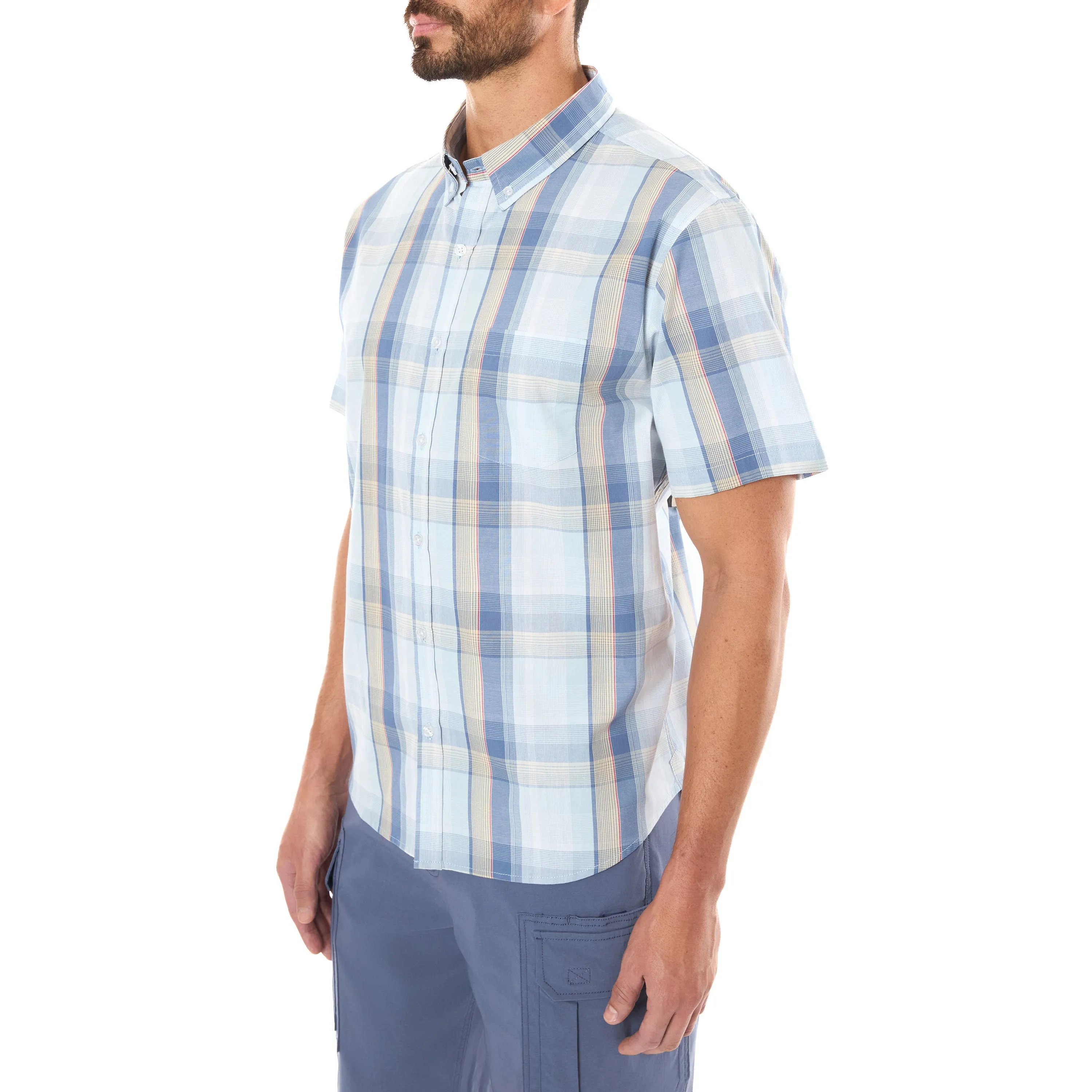 SHORT SLEEVE COTTON ONE POCKET SHIRT