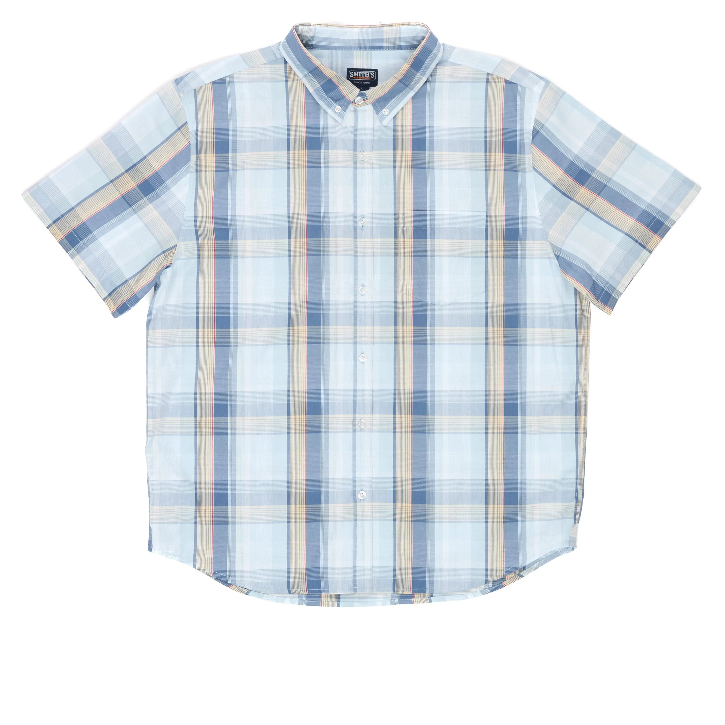 SHORT SLEEVE COTTON ONE POCKET SHIRT