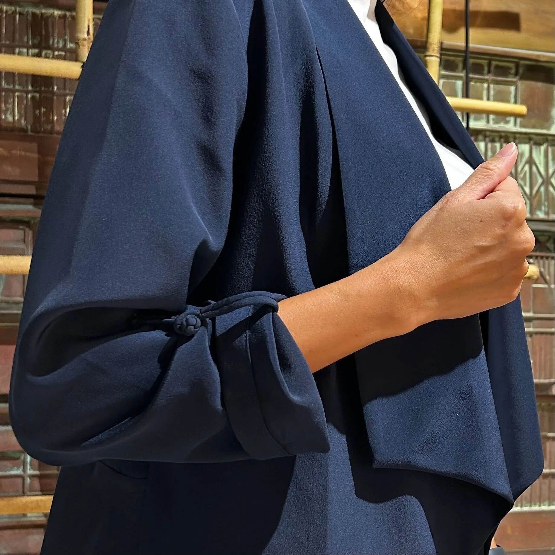 Silk Lightweight Cardigan, Midnight Blue