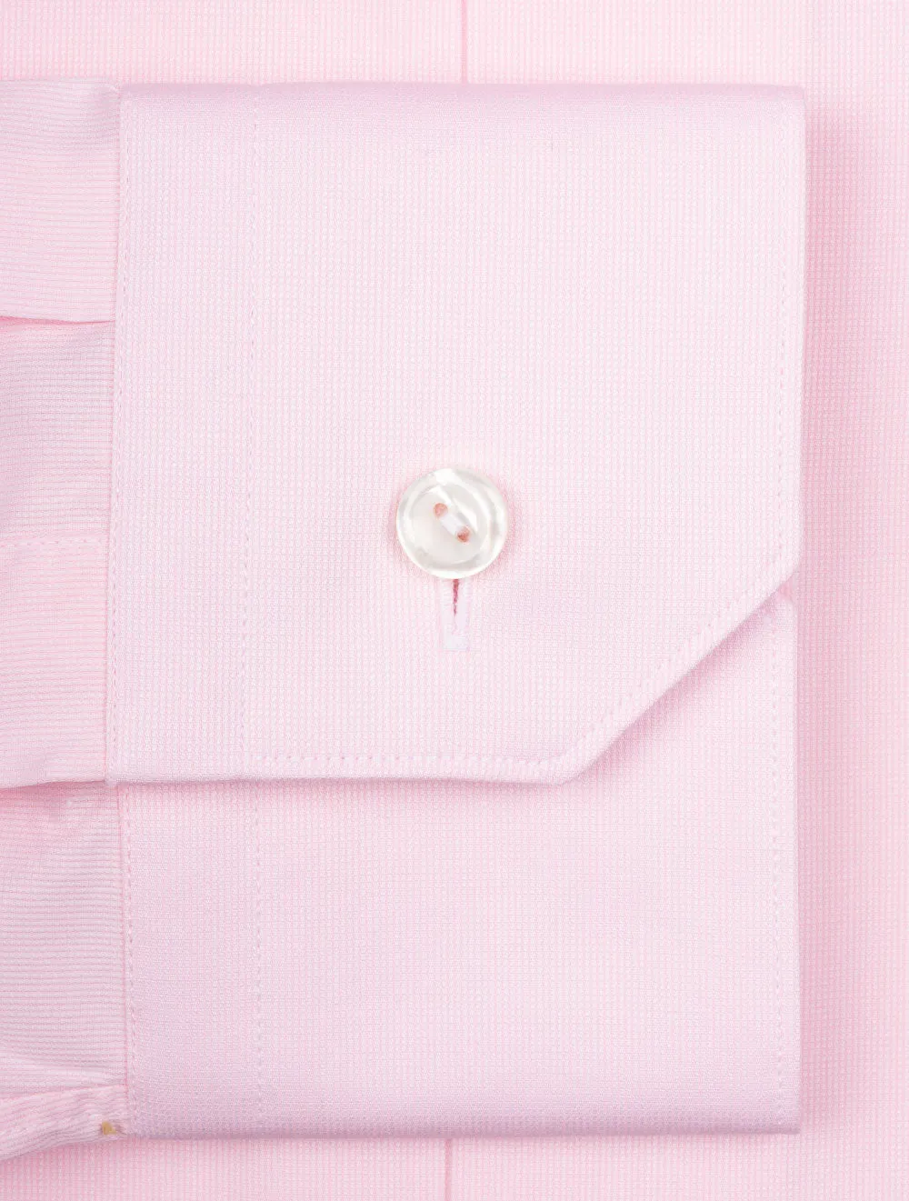 Slim Fine Pique Shirt Pink