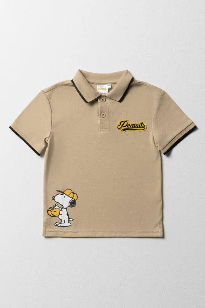 Snoopy Golfer Natural