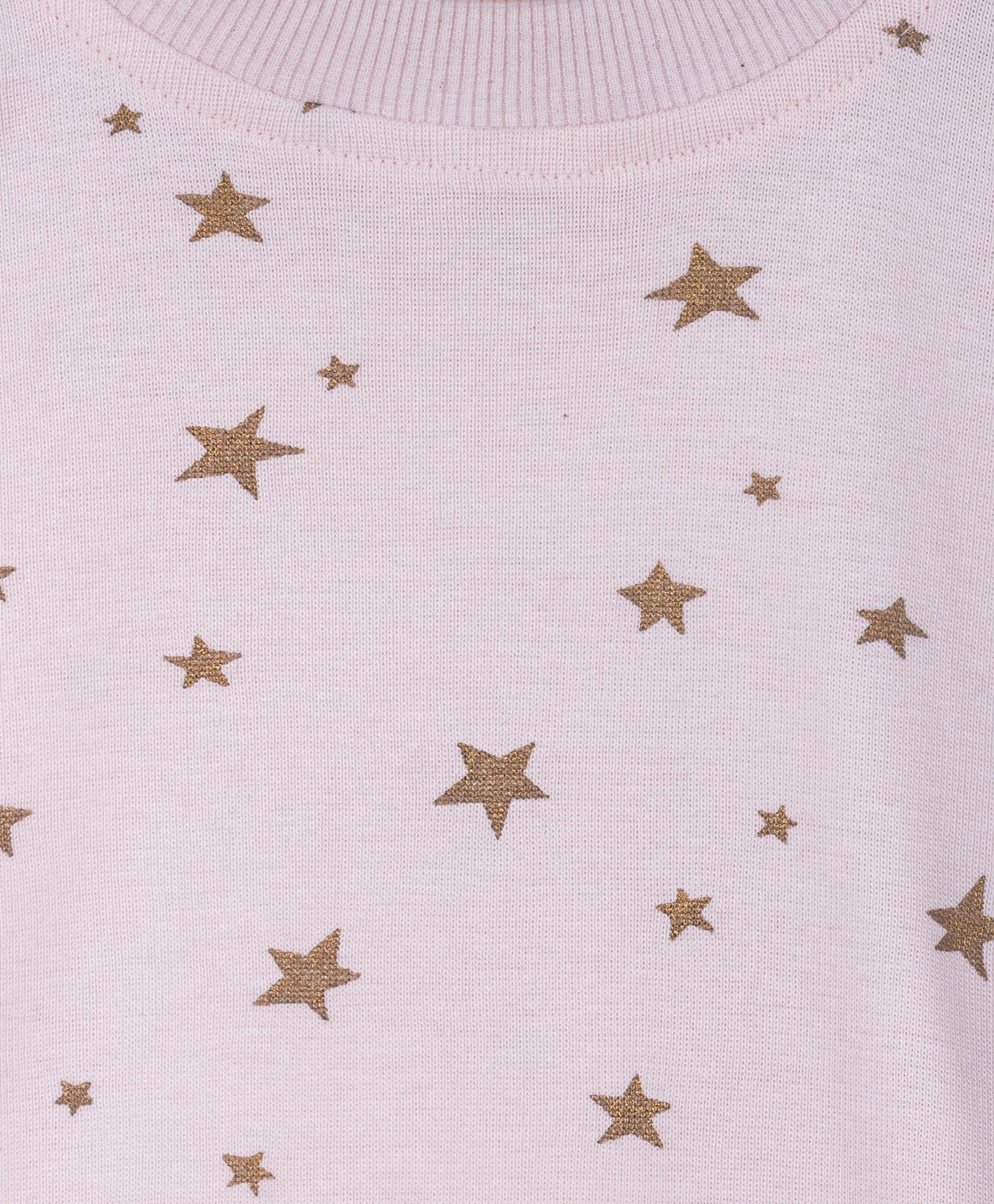 Star print powder pink tracksuit