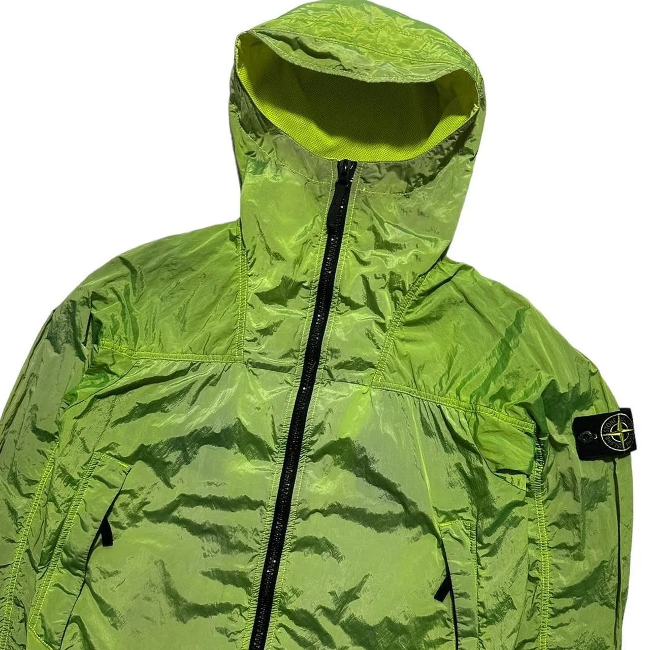 Stone Island Green Nylon Metal Watro Jacket