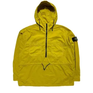 Stone Island Yellow Half Zip Smock Jacket