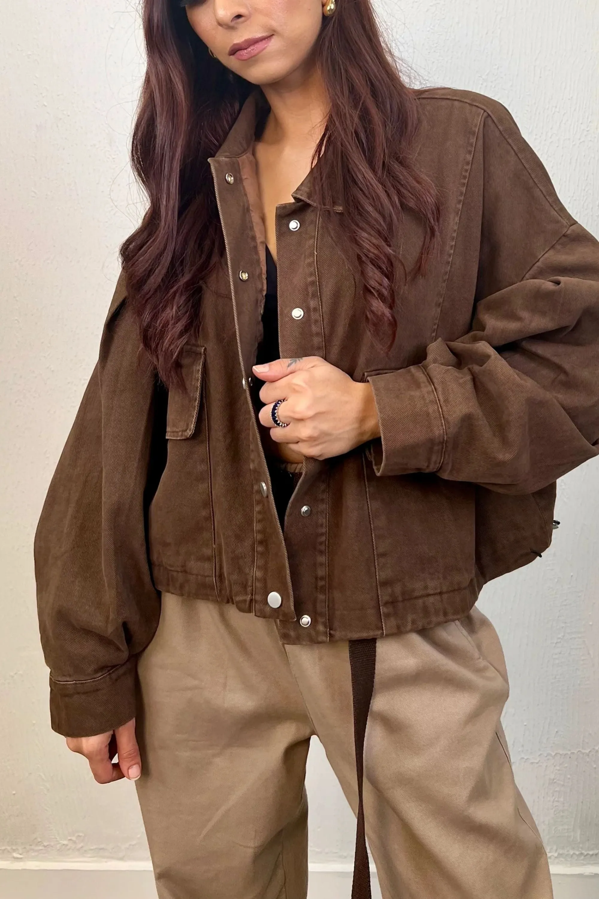 Tawny Toast Oversized Jacket