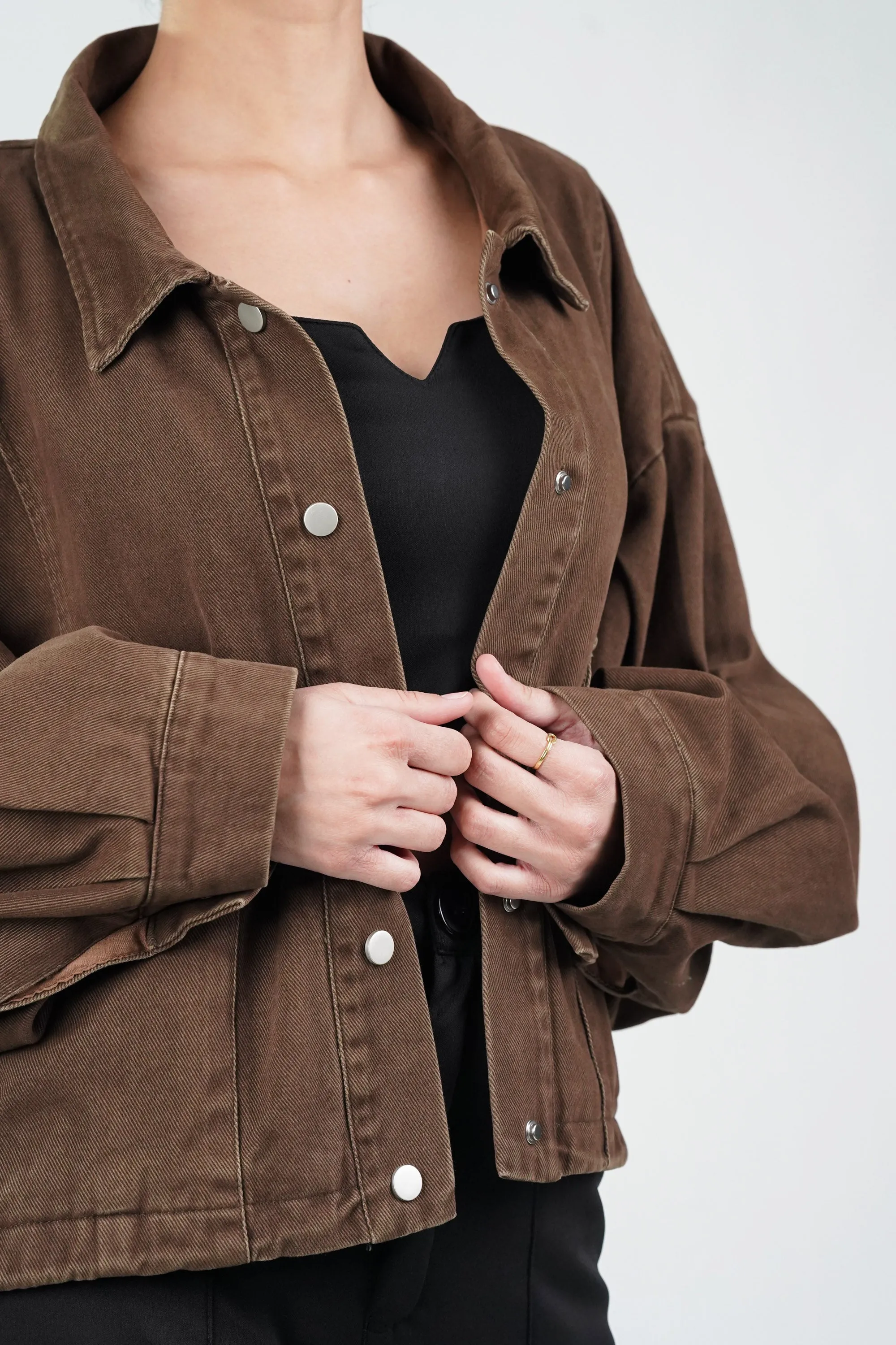 Tawny Toast Oversized Jacket