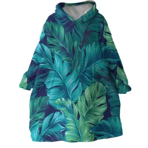 Tropical Lush Wearable Blanket Hoodie